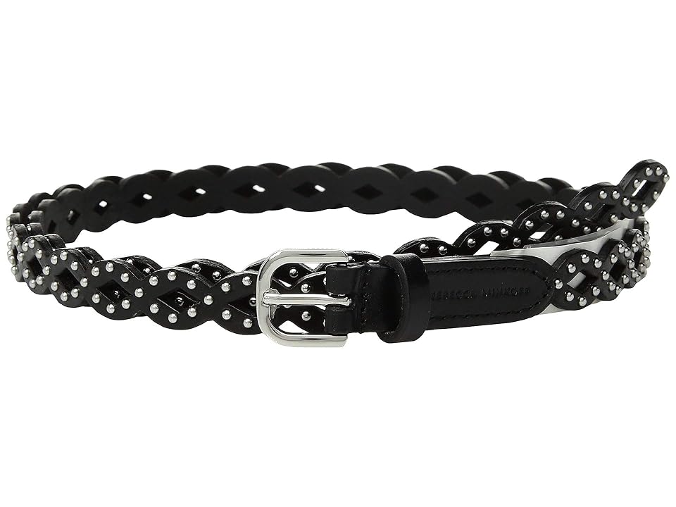 

Rebecca Minkoff 16 mm Stud Perforated Belt (Black/Polished Nickel) Women's Belts