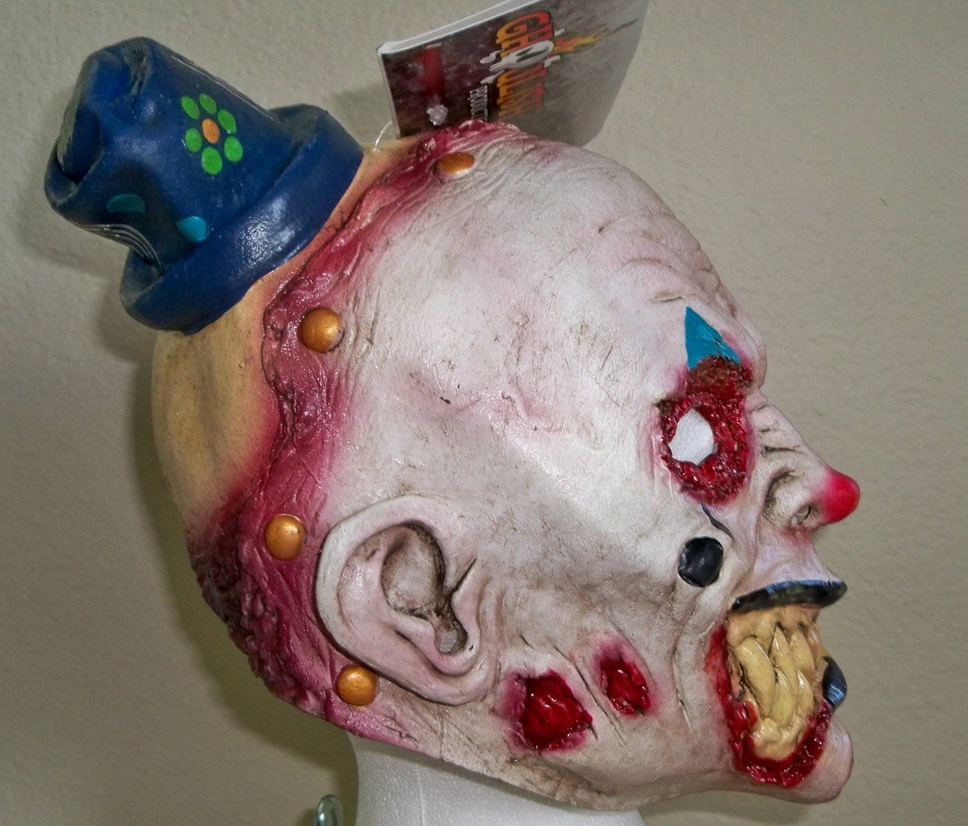 Ghoulish Productions - Maschera per bambini Mimezack Jr, linea per bambini, costume in lattice resistente, dipinto a mano, Halloween, sfilata di carnevale, festa in costume, taglia unica per adulti.
