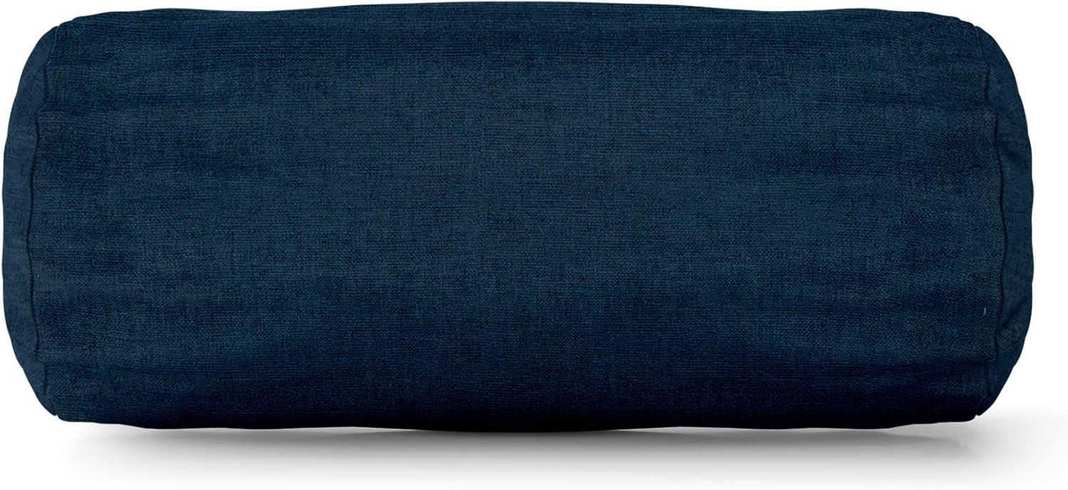 blue bolster