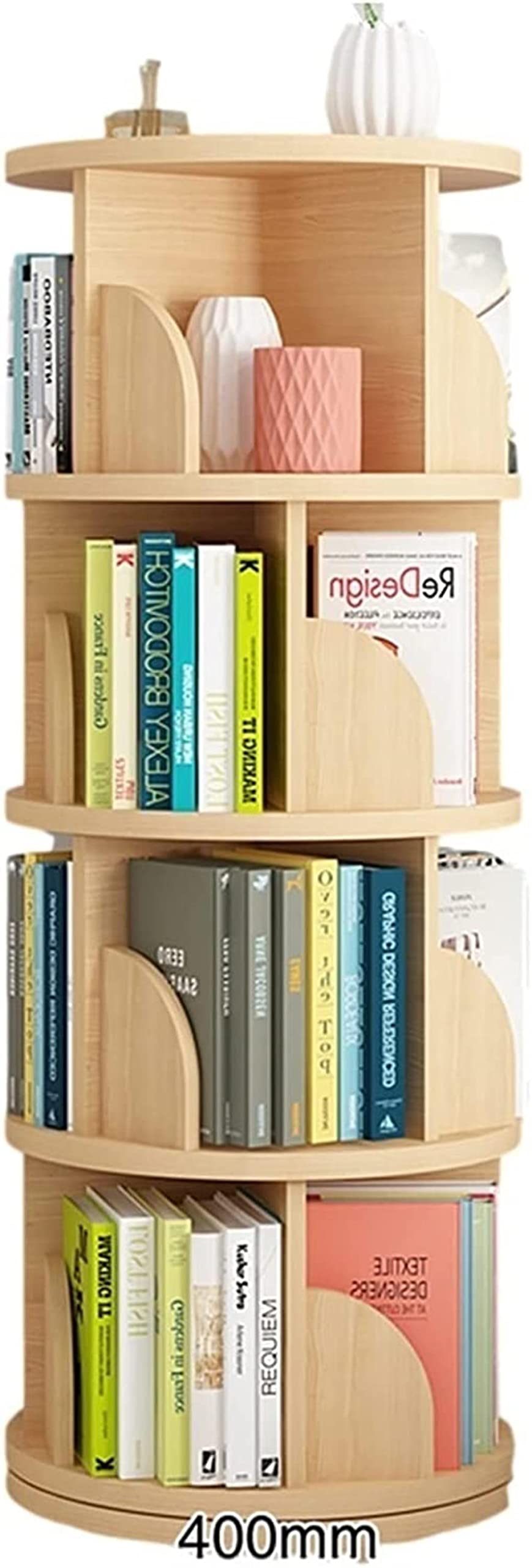 Libreria Libreria Girevole Bambini Bambini Interesse per la Lettura Assemblare Libri Riviste CD E Album Fotografico in Soggiorno (Colore: Marrone, Dimensioni: 40 * 160 cm) (Marrone 40 * 160 cm)
