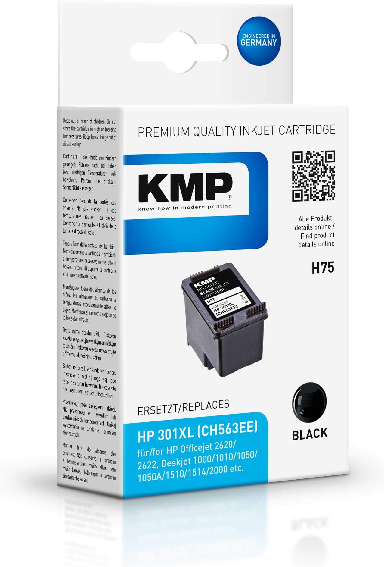 UPRINT 303XL Pack de 2 cartouches compatibles HP 303 XL- 1 Noir 1 Couleur - Comète consommable