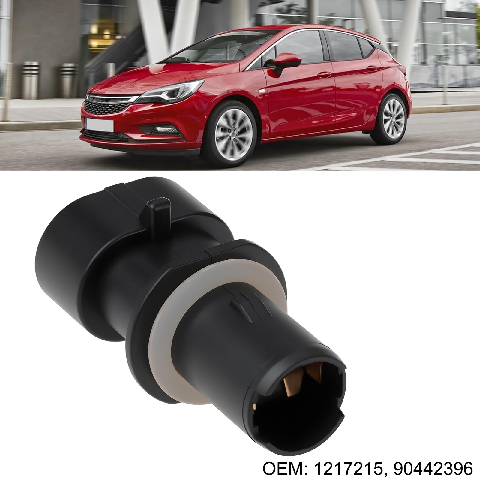 2 szt. Gniazdo oświetlenia tablicy rejestracyjnej 1217215 90442396 kompatybilne z OPEL MERIVA B