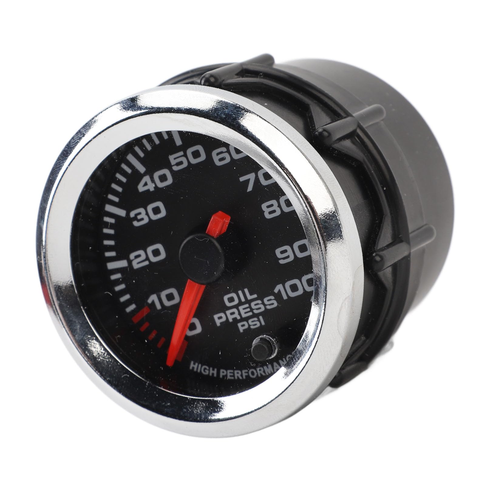 Manometro Olio, 52mm 0-100 PSI Misuratore di Pressione Olio Motore con Motore Passo-Passo per Monitoraggio Cruscotto Yacht RV Auto 12V