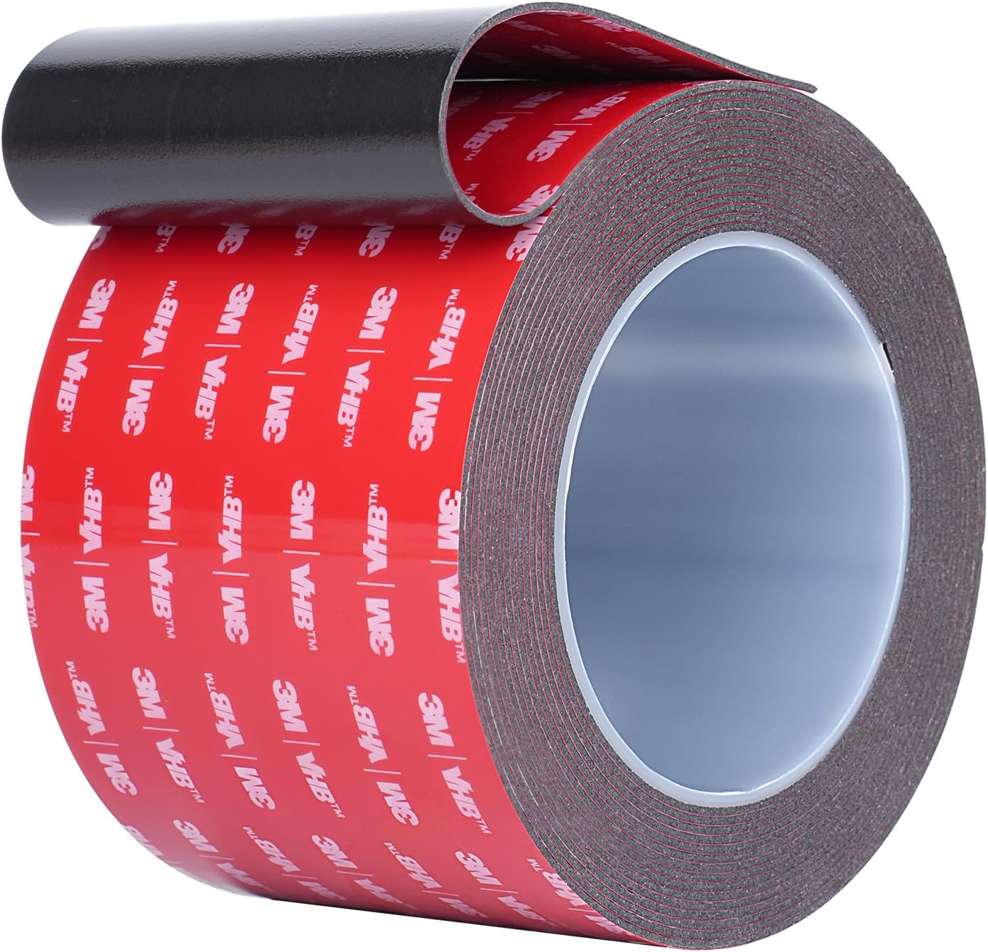 3M Double Sided Tape Heavy Duty, Waterproof Mounting Foam Tape, 16.5ft Length, 2.76in Width, High Temperature Resistant Adhesive Tape for Car, LED Strip Light, Office Decor, Uses 3M VHB Raw Material