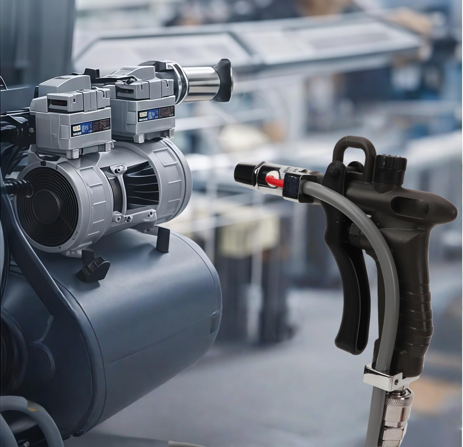 Torcia a spruzzo di plasma Ionizzante ionizzatore antistatico con pistola a pistola ad aria con ago in acciaio inossibile per attrezzatura di rivestimento di stampa elettronica