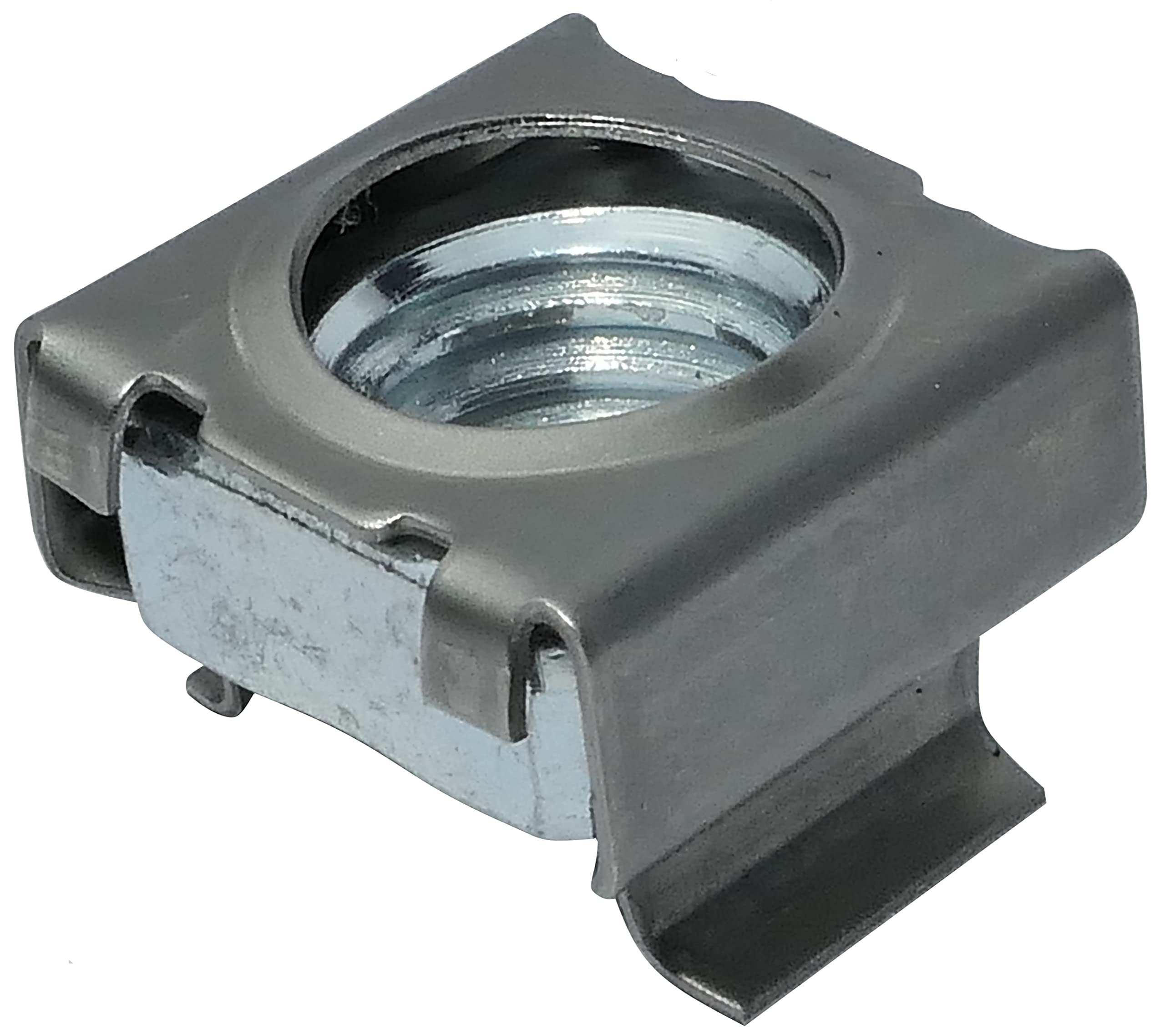 AERZETIX - 5 Dadi a Gabbia - M10 - L16mm - Lamiera 1.8-3.2mm - Acciaio Zincato - C19216