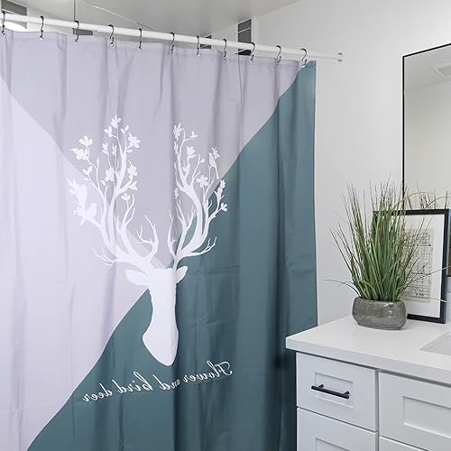 Miniatura 7 de Anillos de cortina de ducha, ganchos para cortina de ducha, anillos de cortina de ducha de acero inoxidable resistentes al óxido, ganchos de cortina