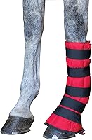 Vista 1 de Dura-Tech Envoltura de gel refrescante para patas y pezuñas para caballos Terapia de frío definitiva No necesita hielo Se adapta a la mayoría