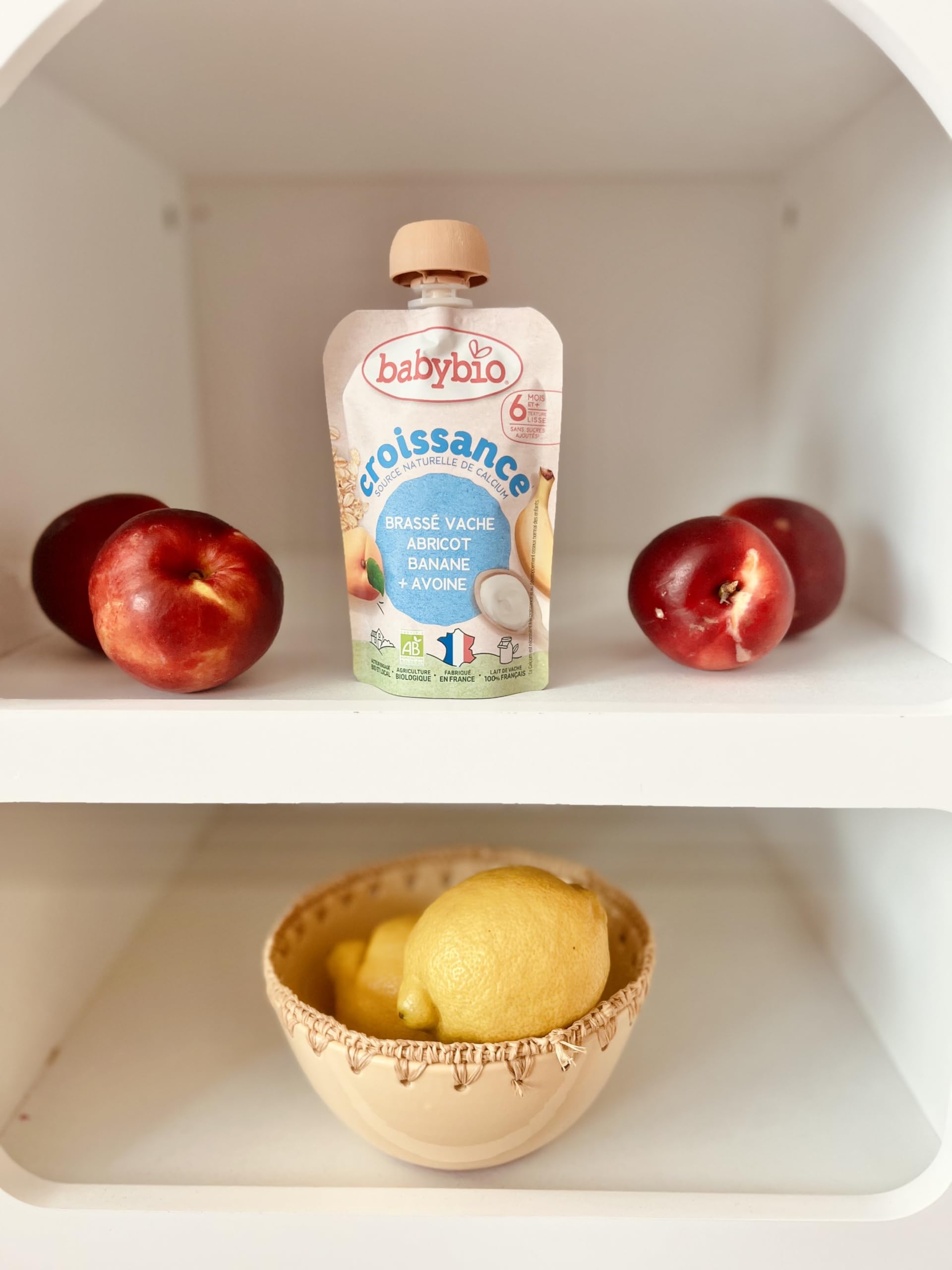 BABYBIO Brassé croissance abricot banane avoine bio 100g