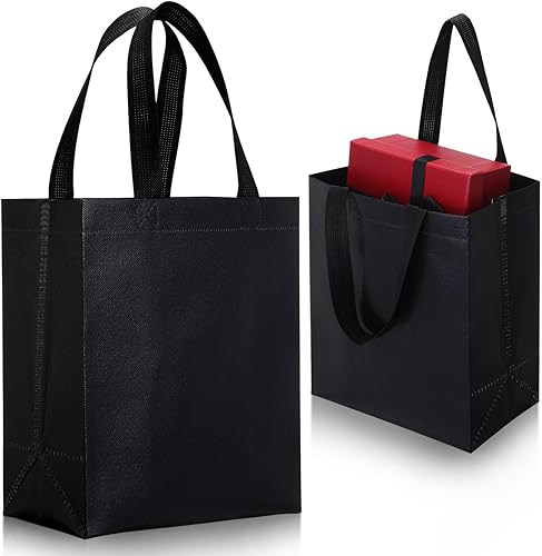Eccliy Juego de 80 bolsas de regalo reutilizables y brillantes con asa para Pascua, boda, eventos de primavera, graduación (10 x 8 x 4.7 pulgadas,
