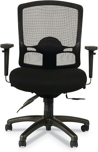 Miniatura 16 de Alera Etros Series Petite Silla multifunción de malla con respaldo medio, color negro