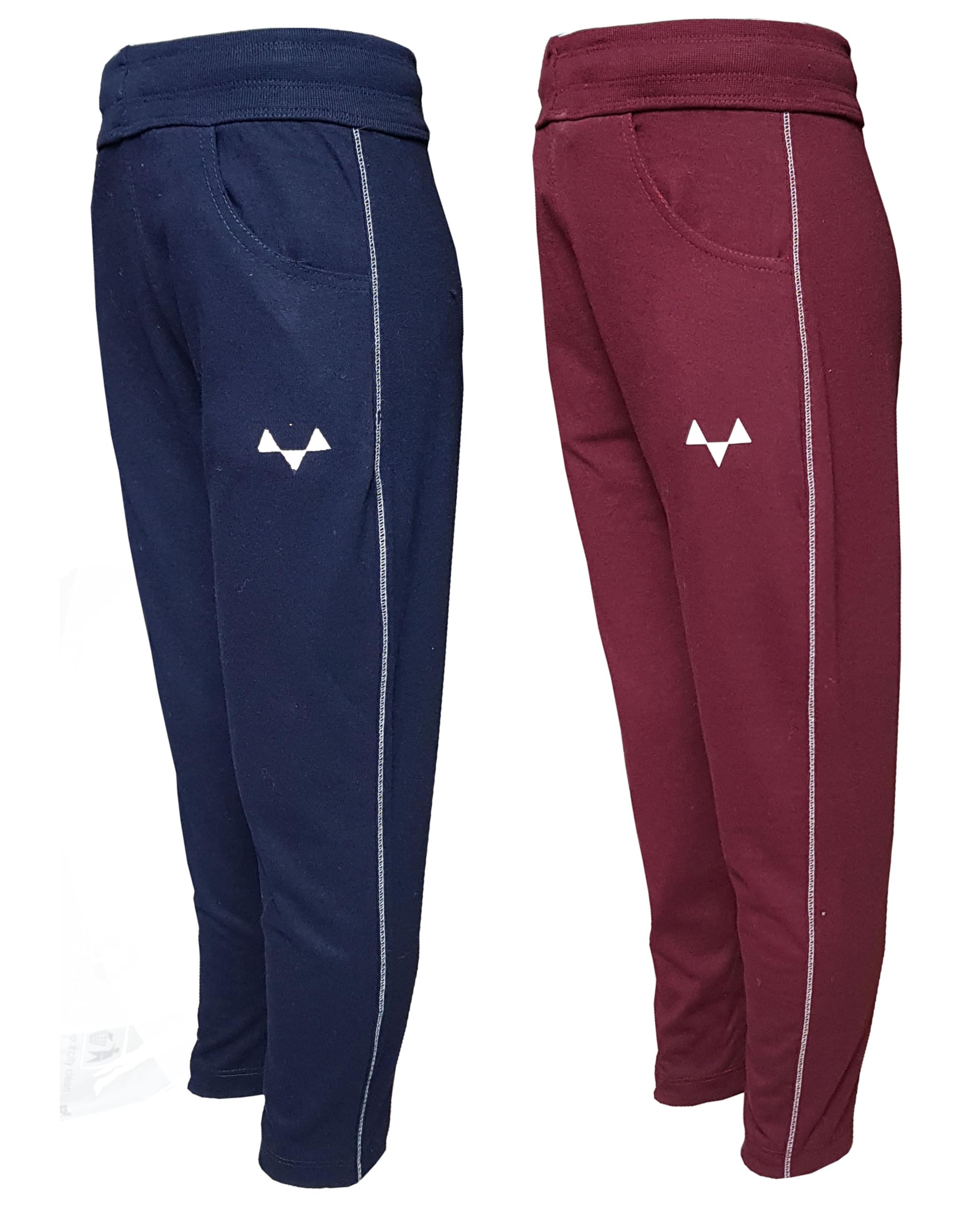 Sam & Rash Boys Cotton Pajama Pants, Kids Trackpants (Pack of 2) (in, Age, 13 Years, 14 Years, Regular, Blue-Wine) - Image 3 thumbnail