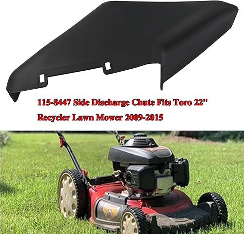 Miniatura 3 de 115-8447 Conducto de descarga lateral para cortacésped Toro 22 pulgadas reciclador 2009-2015 20330 20330C 20331 20332 20333 20338 20350 20351 20377