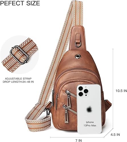 Miniatura 3 de Bolso bandolera de 7L para mujeres y hombres, bolsas de pecho cruzadas, mochila pequeña, riñonera, bolsa de viaje para el hombro