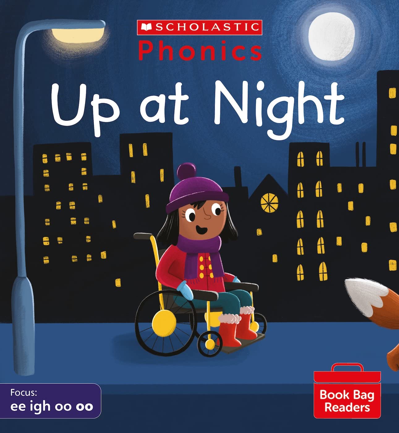 Scholastic Phonics: Up at Night (Set 5). Decodable phonic reader for Ages 4-6. Phase 3 (Phonics Book Bag Readers)