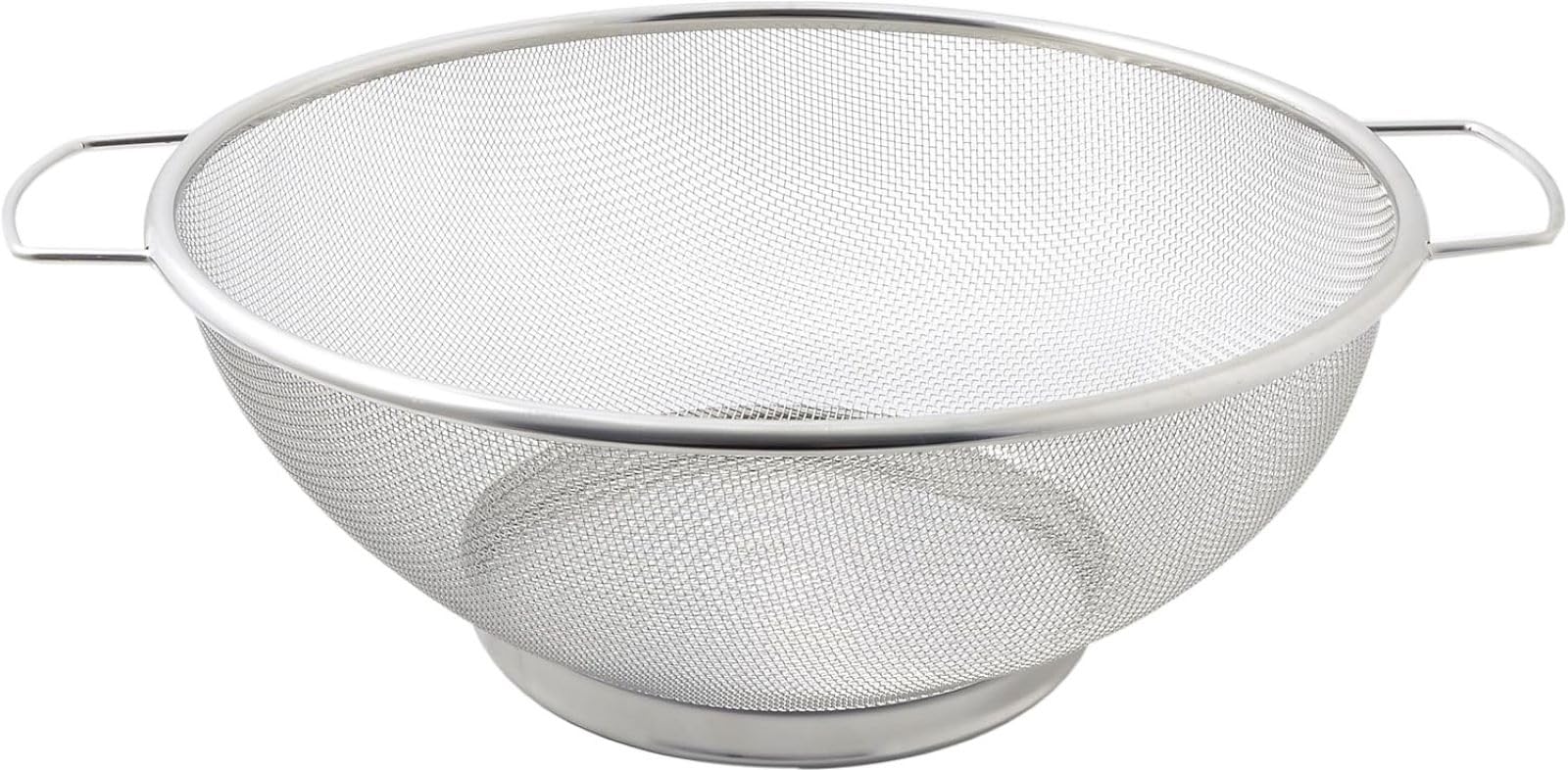 Busstier Metal Süzgeç, Paslanmaz Çelik, Çok Amaçlı ve Dayanıklı Tasarım, Ergonomik Saplı, Makarna, Sebze ve Meyve İçin İdeal, Kolay Temizlik, Mutfak İçin Şık ve Pratik (22 Cm)