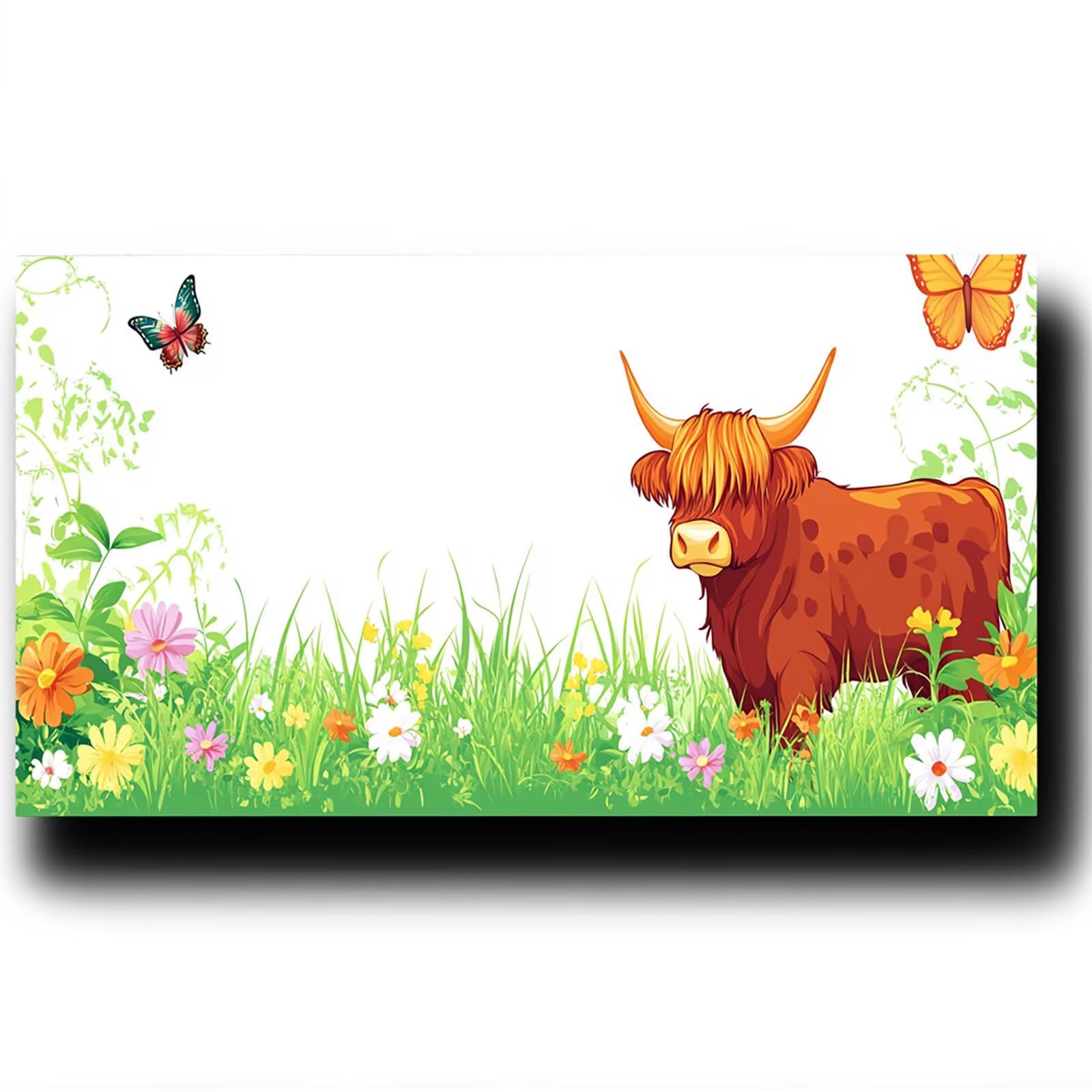 Pintar por Numeros Adultos Ganado, Pintar por Numeros Niños Kit Manualidades Adultos Mariposa Cuadros para Pintar por Numeros Pintura Acrílico, Cuadros Decoracion Salon Modernos 80X160cm 7w-6-X