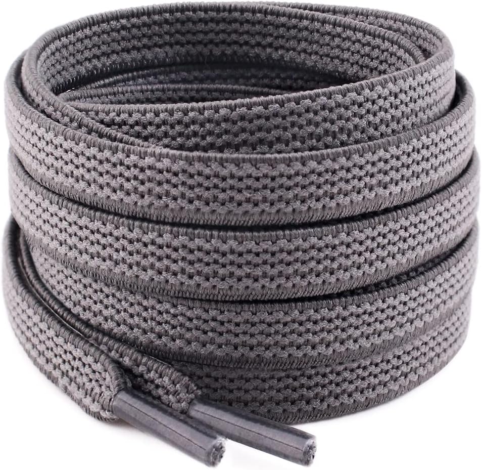 RJ-Sport 2 Pairs Elastic Shoe Laces for Adults Sneakers & High Tops