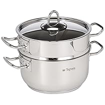 Tognana Set Vaporiera, Acciaio Inossidabile, Argento, 3 unità