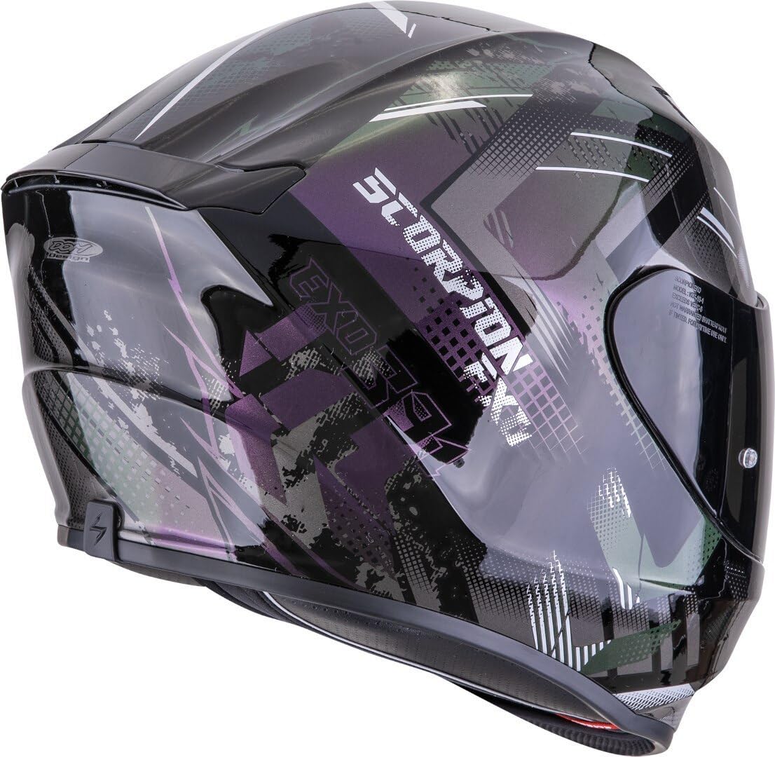 MC Scorpion Exo-391 Clutter camaleon | Casco de Moto Integral Unisex Hombre y Mujer Homologado ECE 22.06 (XL)