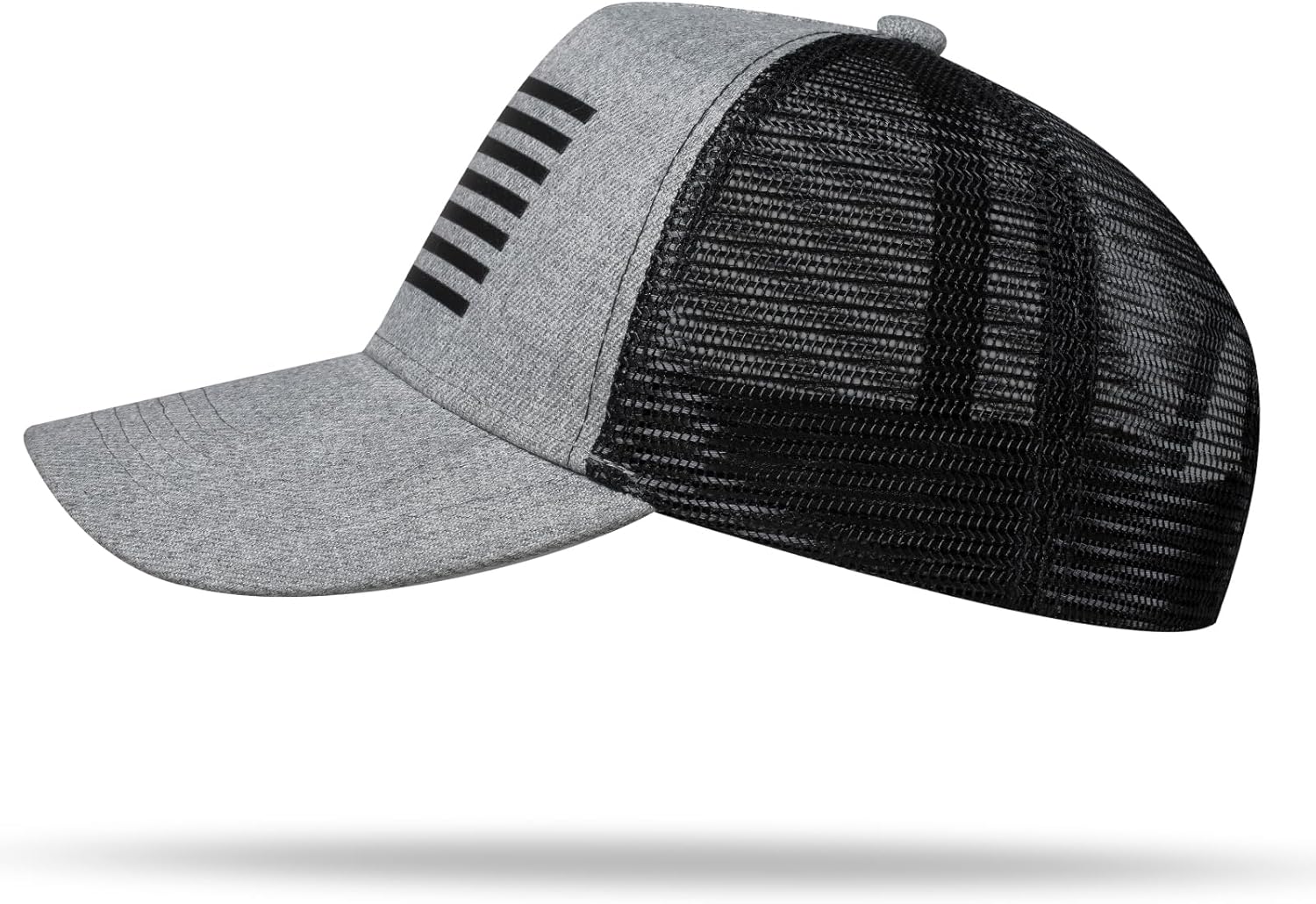 American Flag Trucker Hat - Snapback Hat, Baseball Cap for Men Women - Breathable Mesh Side, Adjustable Fit - for Casual Wear - Image 2