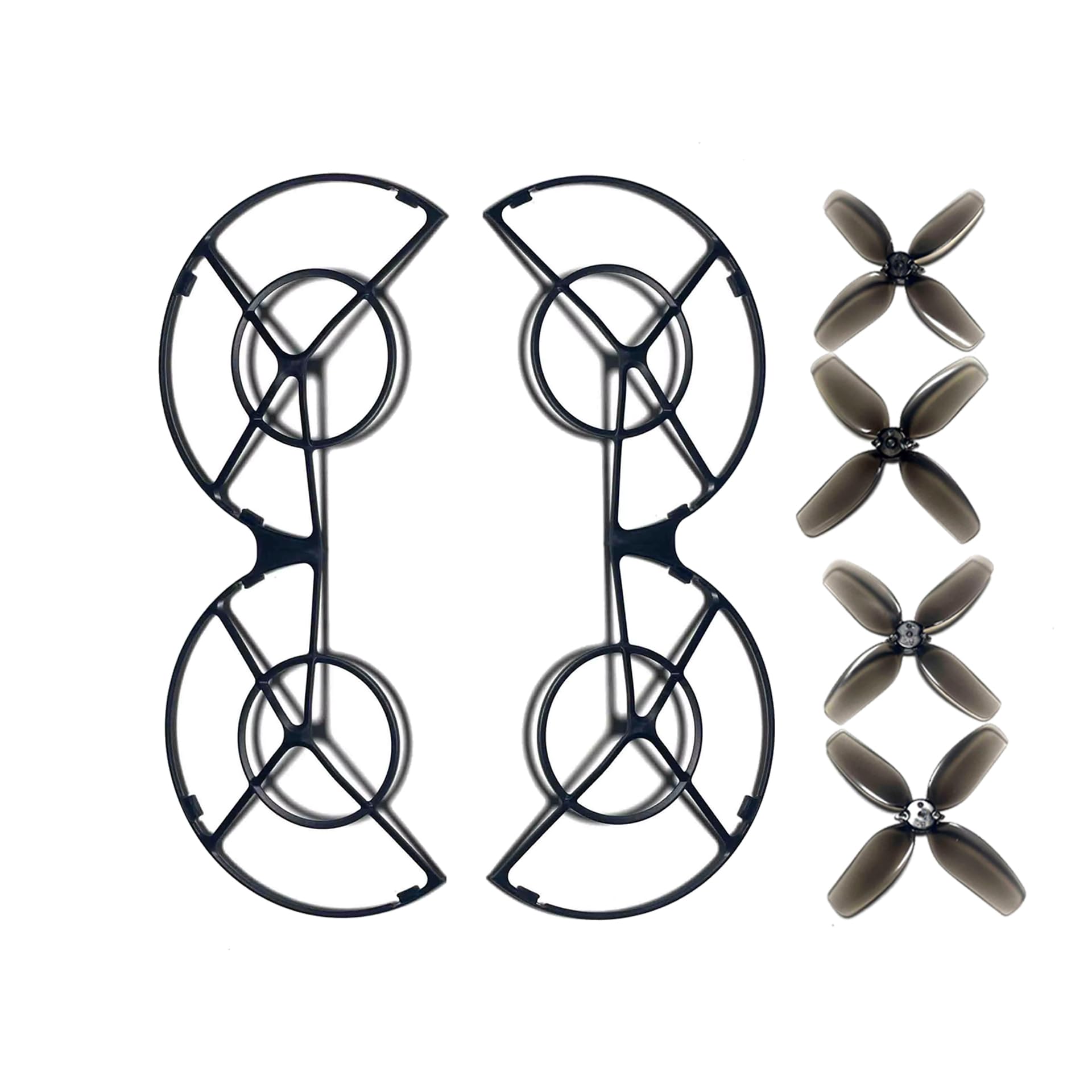 Hélices S156 para dron/Estructura Protectora Compatible con el minicuadricóptero VR X226(Set 01)