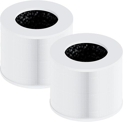 Miniatura 8 de Reemplazo del filtro de purificador de aire, compatible con mini purificadores de aire Core, HEPA 3 en 1, carbón activado de alta eficiencia,
