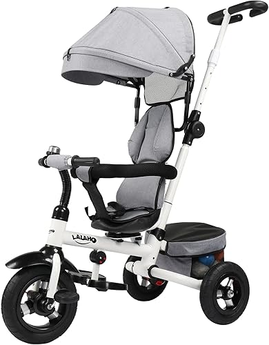 Miniatura 1 de Ochine Cochecito de triciclo para niños pequeños carrito de bicicleta triciclo triciclo triciclo triciclo triciclo fácil de empujar cochecito