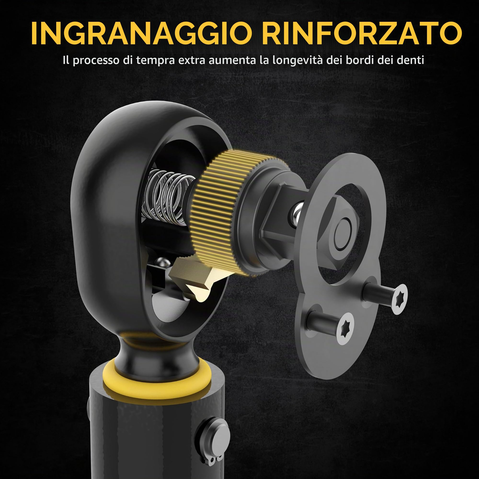 LEXIVON Chiave dinamometrica per bicicletta, attacco da 1/4", Newton Meter | ingranaggio a 72 denti, tipo a scatto bidirezionale, 2-26 Nm (17,7-231"-lb) | Portatile per bici da strada e mountain bike