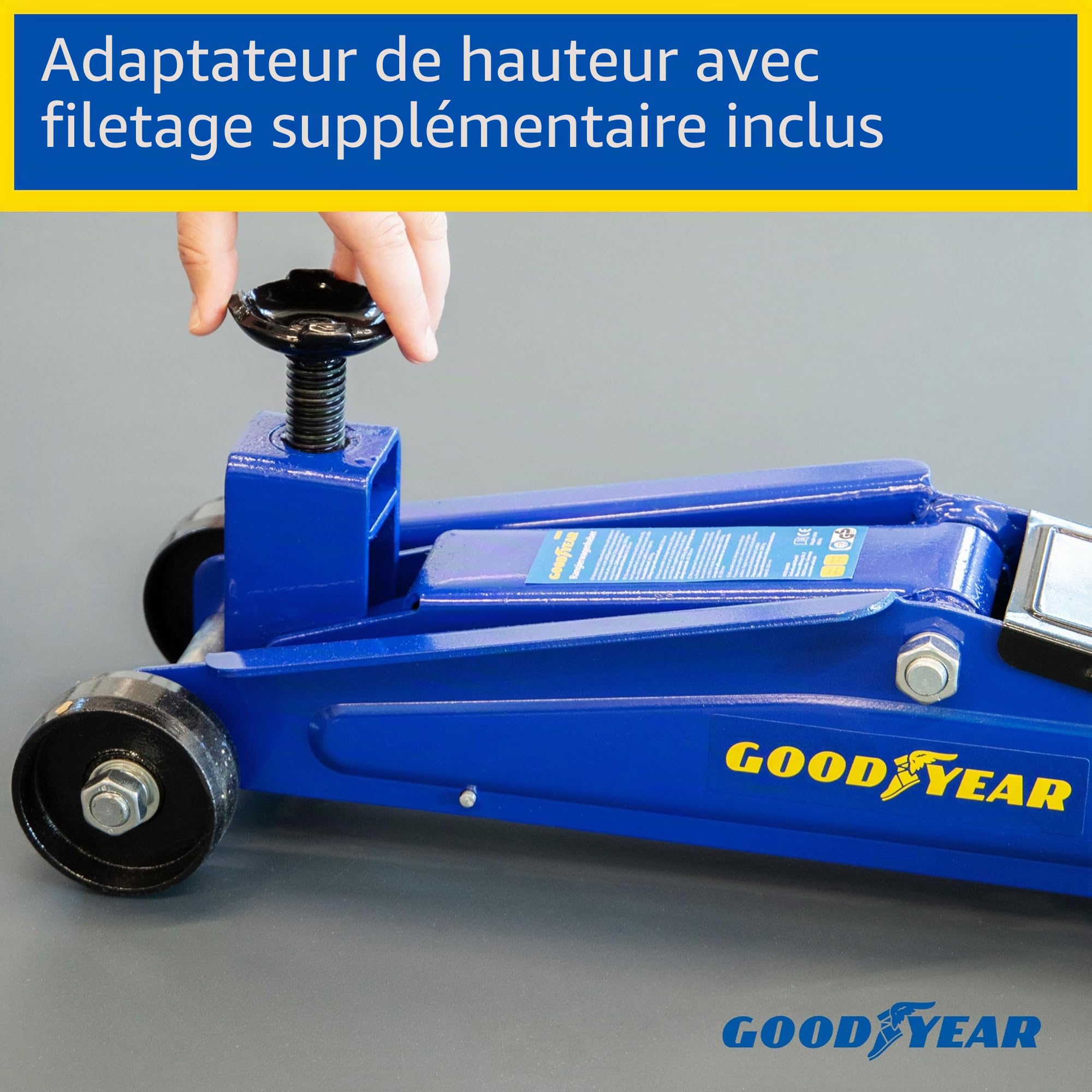 Goodyear Camion Cric roulant, 3 Tonnen, Bleu