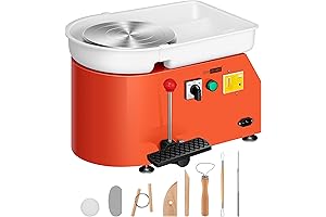 VIVOHOME Electric Clay Wheel with Foot Pedal for Ceramic Work