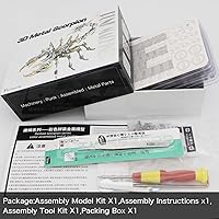 Vista 3 de Rompecabezas de escorpión de metal 3D para adultos: rompecabezas 3D, kits de modelos de metal para construir bricolaje rompecabezas mecánico