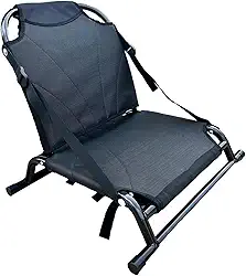 Assento de caiaque com encosto para cadeira de praia, cadeira de pesca leve de substituição, assento de barco para arquibancadas, rafting, barco de