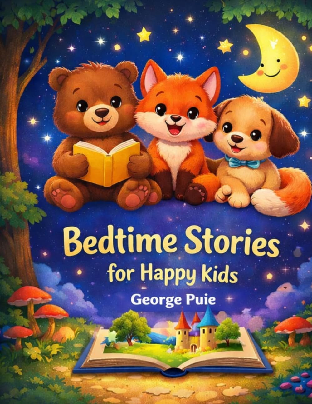 Bedtime Stories for Happy Kids: 24 Short Animal Bedtime Stories with Fun Coloring Pages to Relax, Inspire Imagination, and Make Bedtime Special