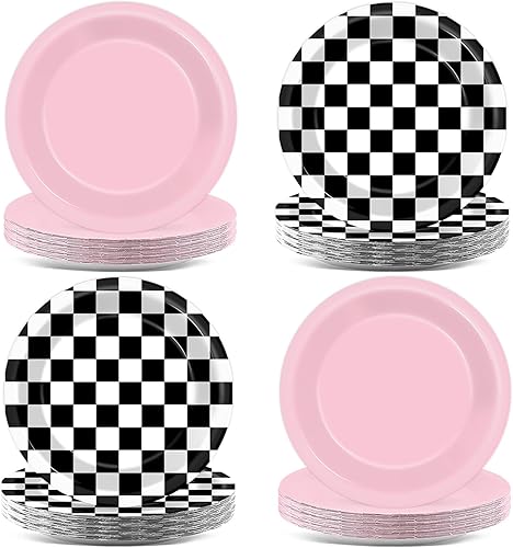 Miniatura 35 de CHUNNIN 48 Piezas Suministros de Fiesta Temática Retro de los 90 I Love The 90s - Platos Desechables de 7" Regreso a los 1990 Música para