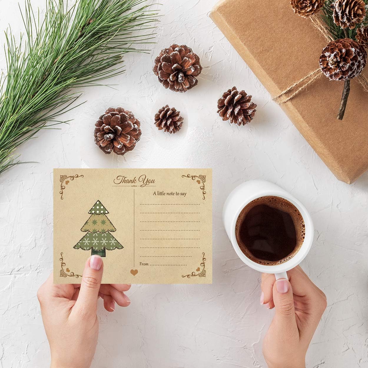 Artstore Vintage Change Of Address Note Cards With Brown Kraft - View #3