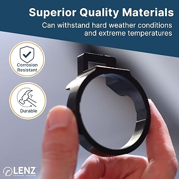 LENZ J1772 Adapter and Charger Lock Bundle, Secure Tesla Charging Connection at Public Charging Stations