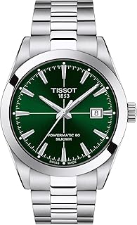 Tissot Men's Gentleman Auto Swiss Automatic Dress Watch with Stainless Steel Strap