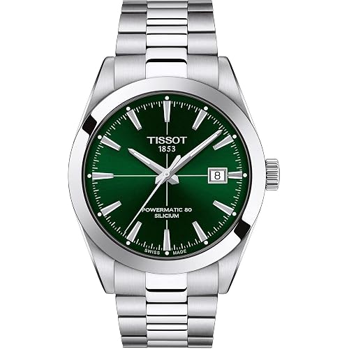 Tissot Men's Gentleman Auto Swiss Automatic Dress Watch with Stainless Steel Strap