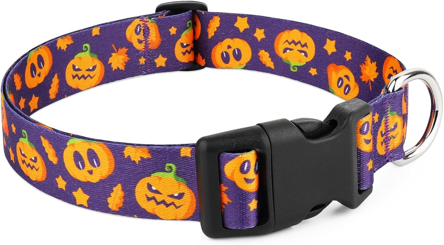 Halloween Dog Collar Large Dogs Pumpkin Collar Soft Cute Dog Collars for Girls