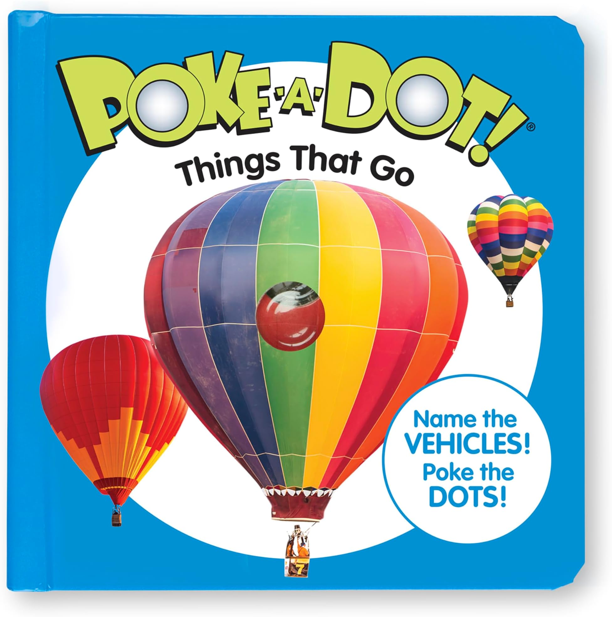 Melissa & Doug Poke-a-Dot Things That Go | Activity Books - Books | 3+ | Gift for Boy or Girl