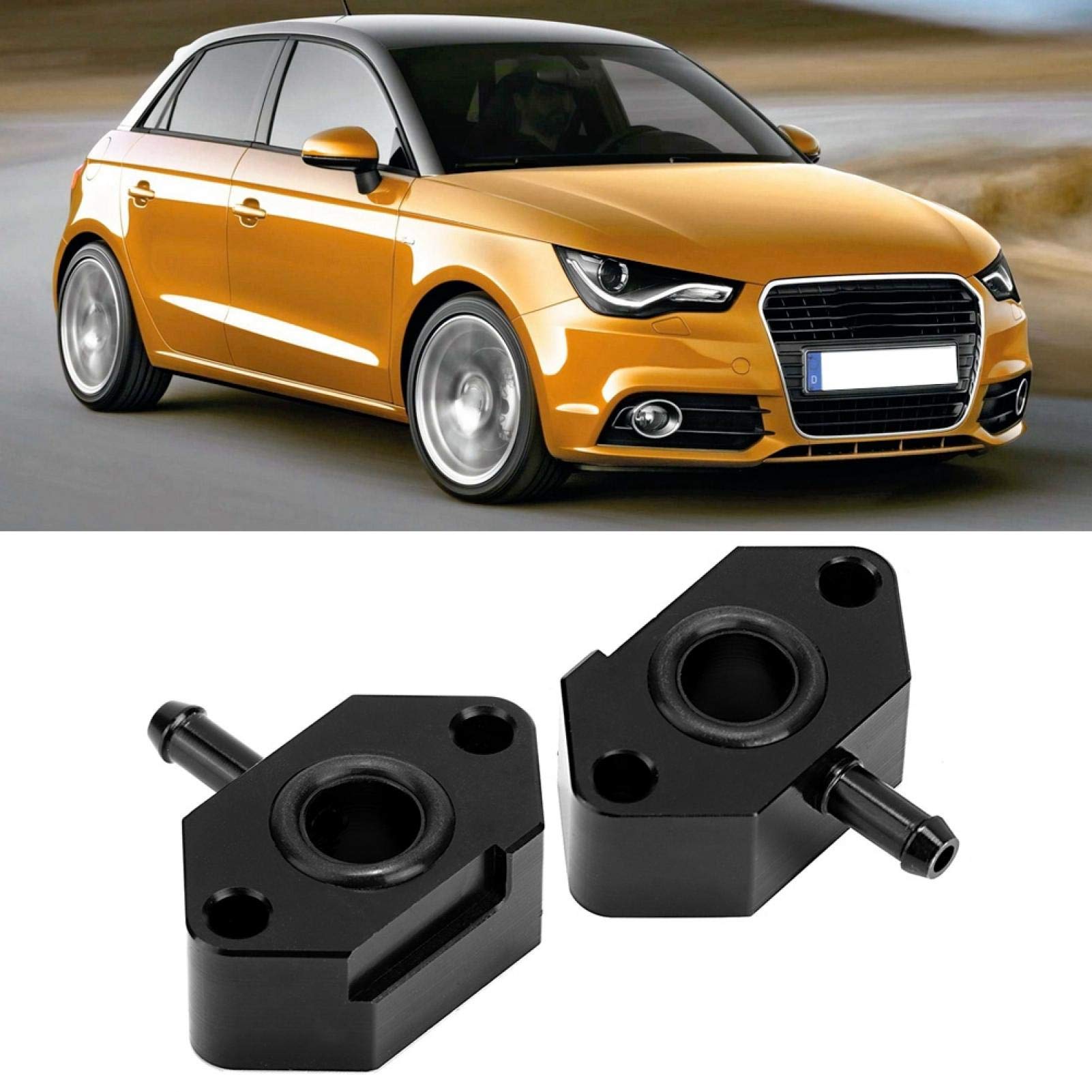 Adaptador de grifo Turbo Boost reemplazo para motor EA111, kit deportivo de aluminio Turbo Boost Tap Adaptador de vacío reemplazo para A1 A3 EA111 1.4T