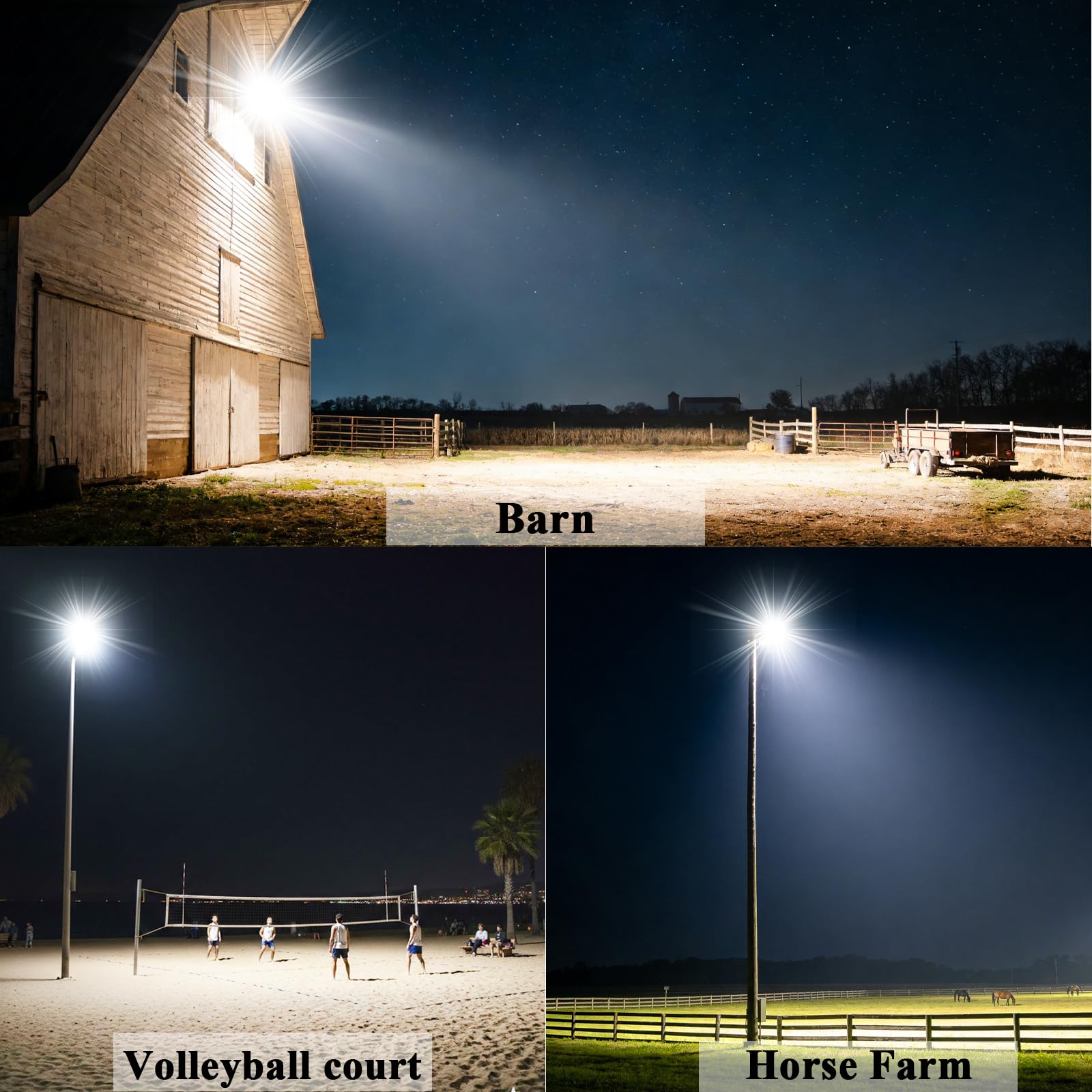 28000LM LED Spot extérieur 200W, lampadaire poteau lampe 6500K projecteur avec angle réglable IP67 étanche 230V projecteur extérieur pour jardin, terrain de sport