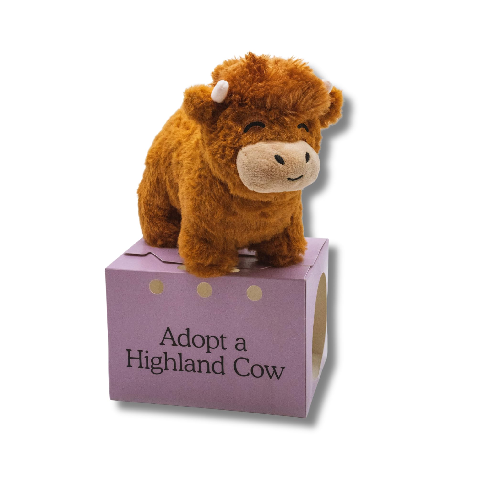 Henry The Highland Cow Plushie! - 7” Highland Cow Stuffed Animal, Stuffed Highland Cow, Highland Cow Plush