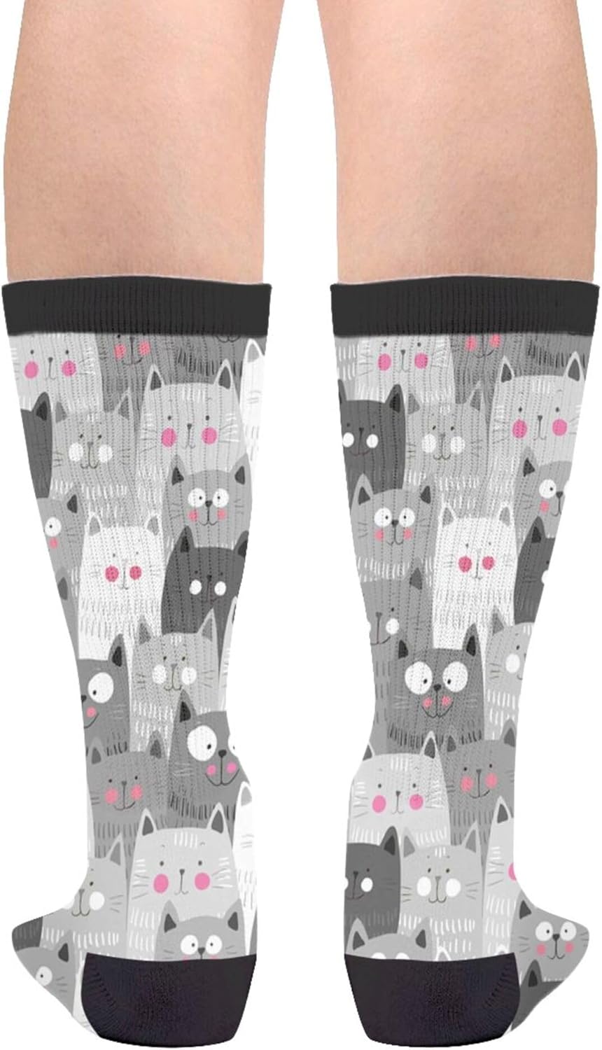 MOLIAN Unisex Novelty Crew Socks Casual Funny Crazy Dress Socks - Image 2