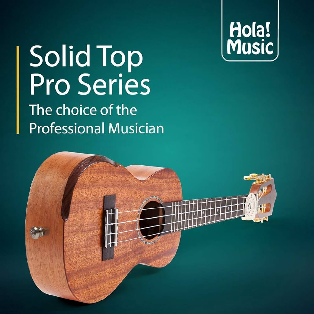 Concert Ukulele Professional Series by Hola! Music, SOLID