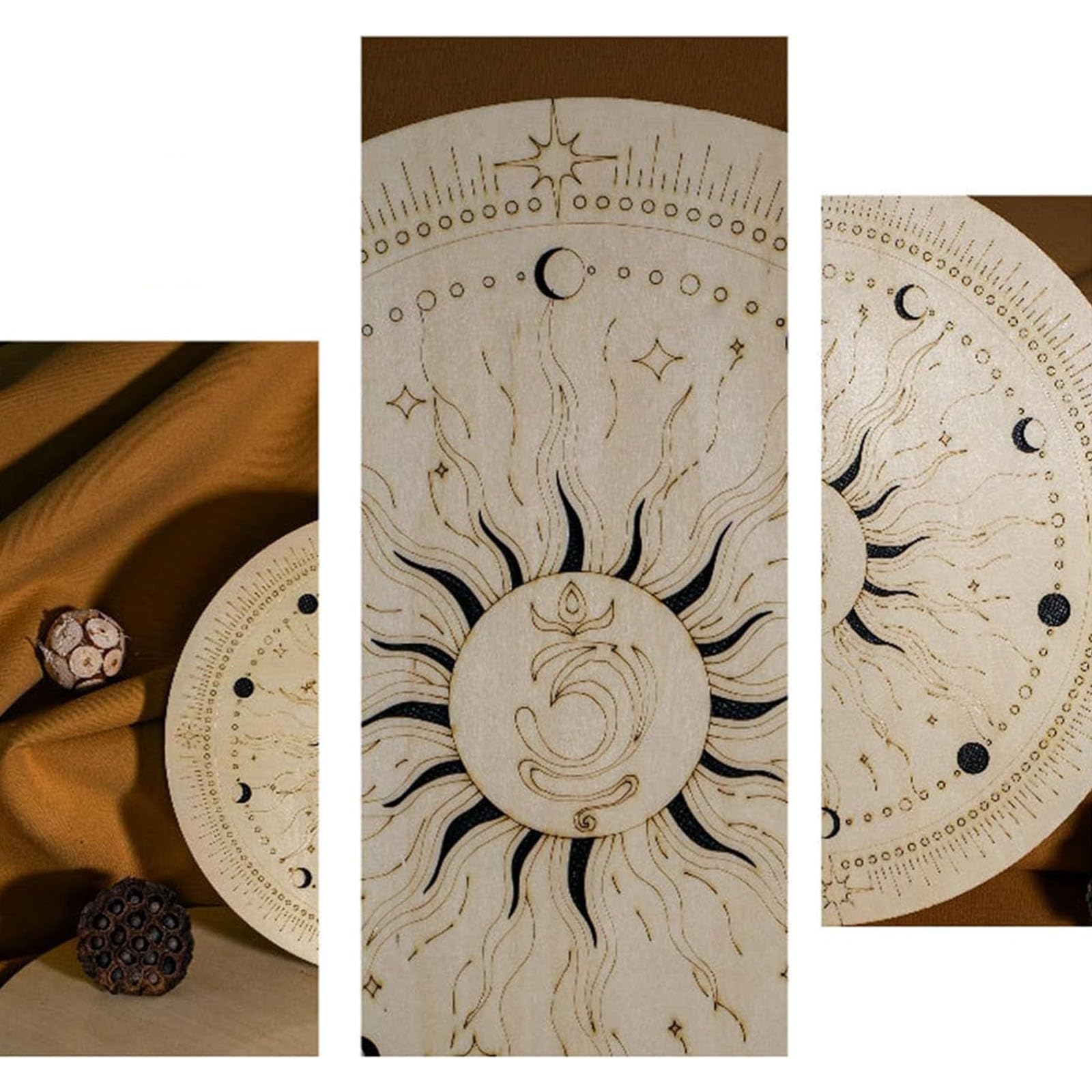 Ocean Drum Rain Disk, tamburo a disco manuale per meditazione yoga, musica spirituale e riflessione, migliora il relax e la consapevolezza