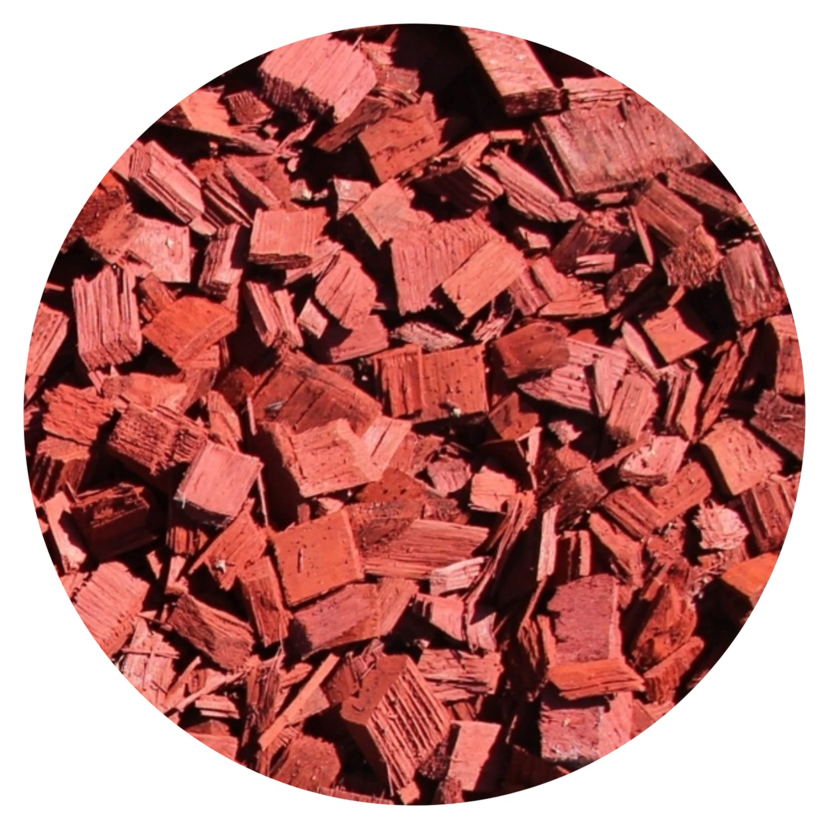 Buy PSB Wood Chip Red Coloured Garden Chipping Flower Bark Wedding