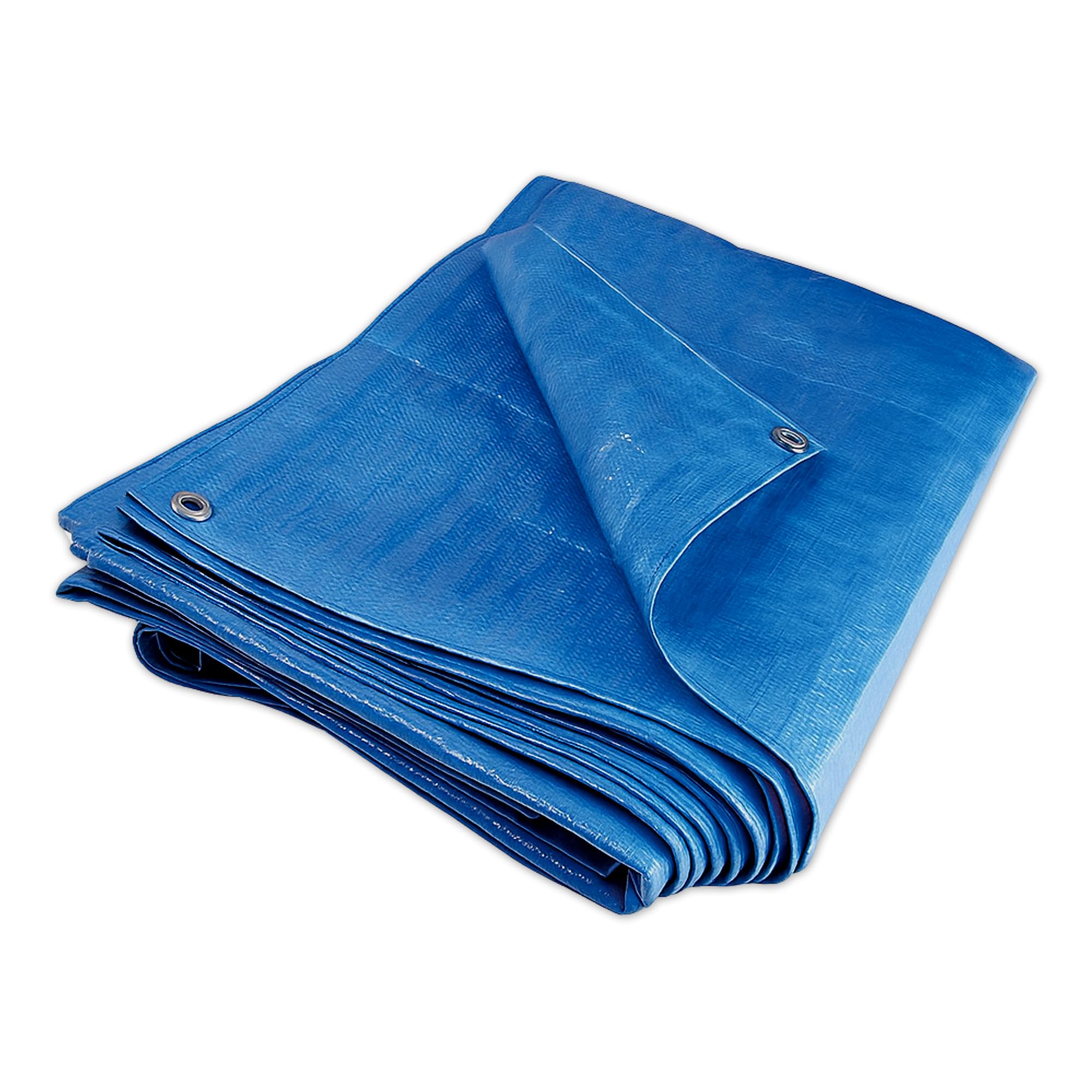 Tarpaulin Sheet 6x4 ft Blue Waterproof Eyelets Cover Garden & Camping