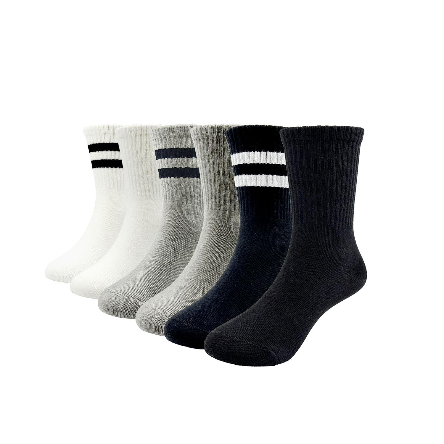 Aquarbor 6 Paia 9-12 Anni Di Calzini Per Ragazzi, Calzini Sportivi In Cotone Per Giovani E Adolescenti, Senza Agenti Fluorescenti E Formaldeide